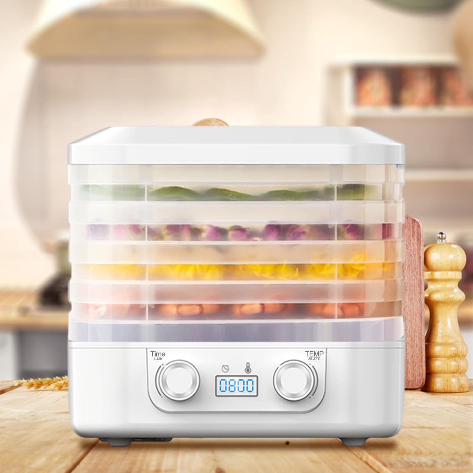 VICTORIO Five Tray Food Dehydrator